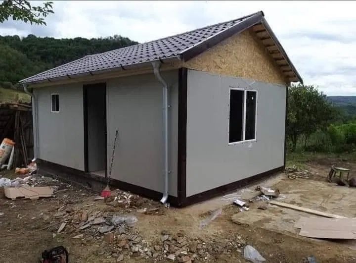 Casute modulare din strctura metalica