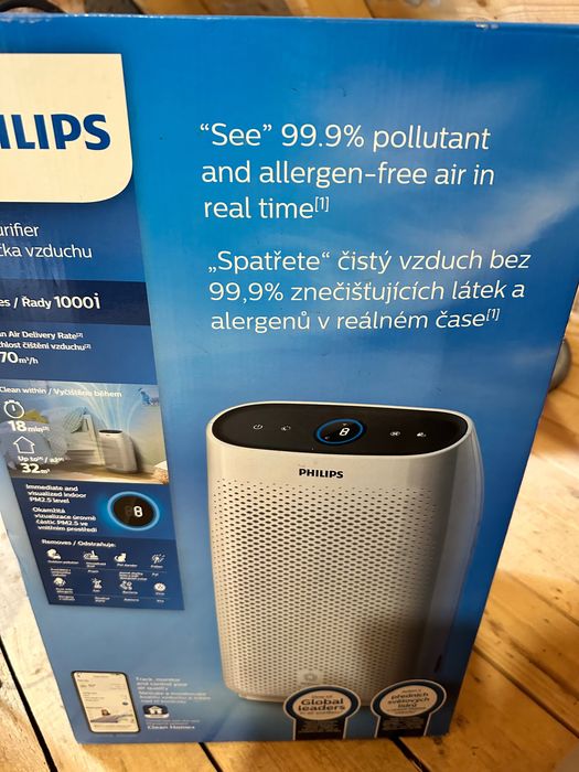 Purificator de aer Philips Series 1000i – folosit foarte puțin + cutie