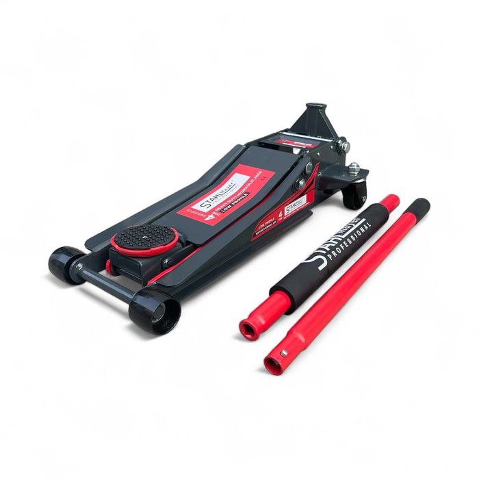 Нископрофилен крик крокодил 4 тона с 2 помпи STAHLMAYER-XL 83-505мм