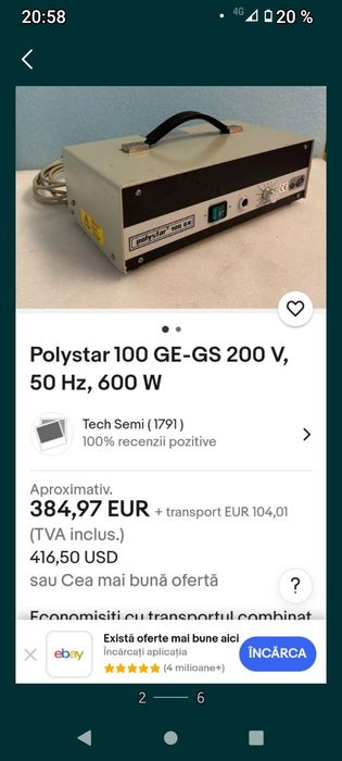vând aparat pentru lipit folie solar, Pe, PVC, suflantă aer cald leister