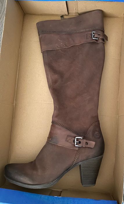 Дамски ботуши Marco Tozzi от естествена кожа. Размер 40