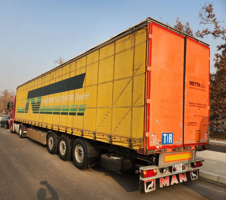 MAN tgx 440 евро 5, Ман тгх440, прицеп БЕРГЕР 96КУБ