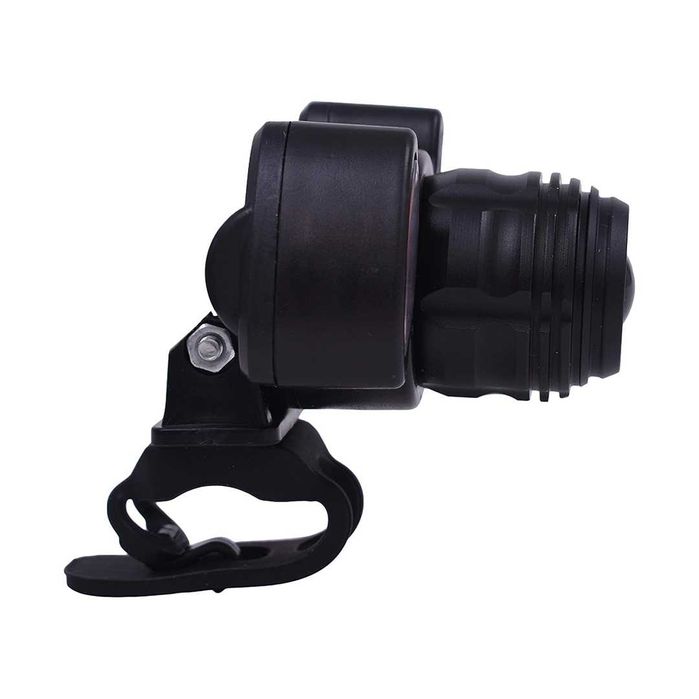 LED светлина за велосипед, Фар с три светлини, Ръчен фокус, 600Lumens