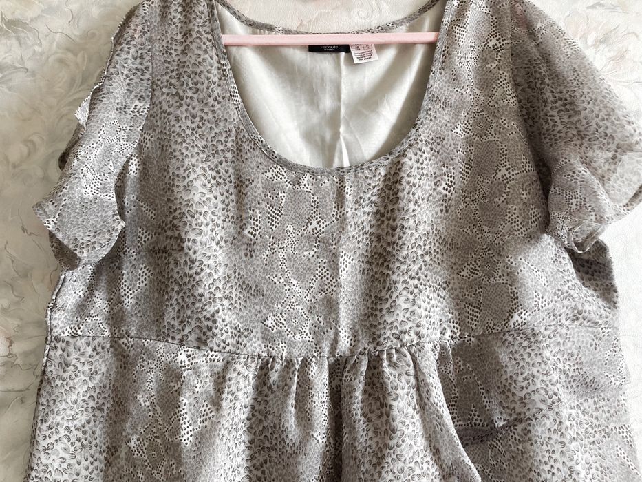 Голям размер дамска туника елегантна лятна макси р.48 XXL 2XL-3XL