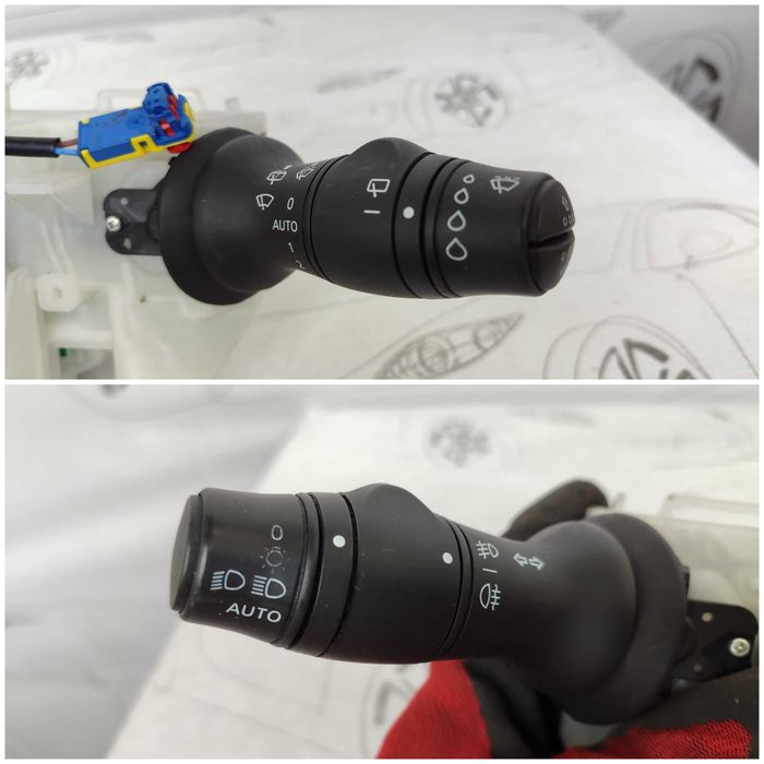 Ansamblu manete comenzi volan + spiră Renault Megane III 255670019R 2014 / [2009-2016] / (5B3)