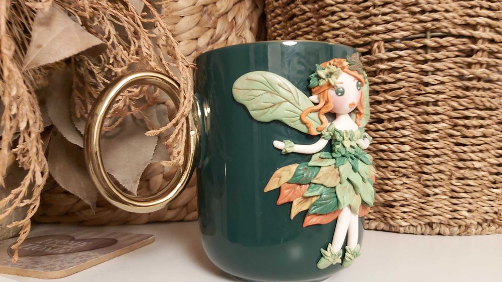 Cadou martisor fetite, sotie/iubita cana zana elfita natura handmade