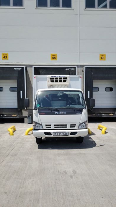 Перевозка грузов с гидробортом Isuzu gidrobort ref исузу рефрижератор