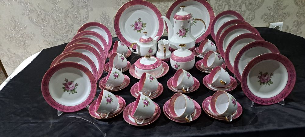 Германия редкий чайный сервиз на 12 персон 55 придмета новый