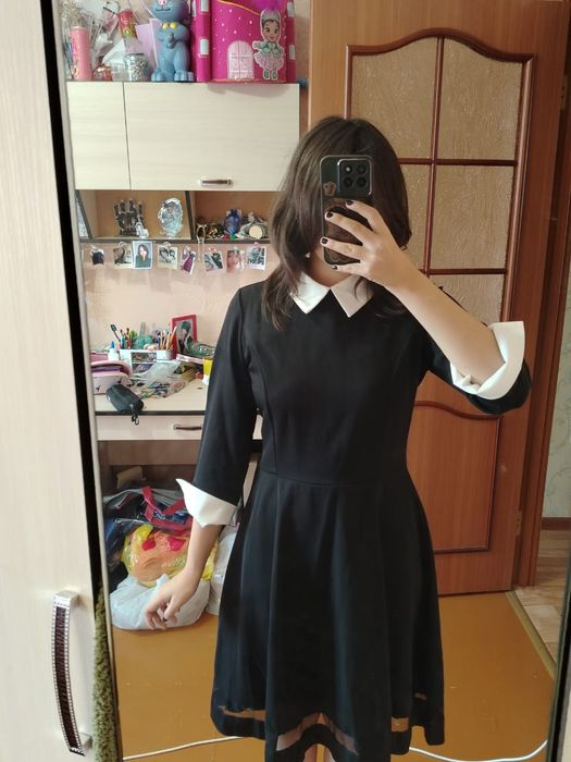 Чёрное платье(школьное)