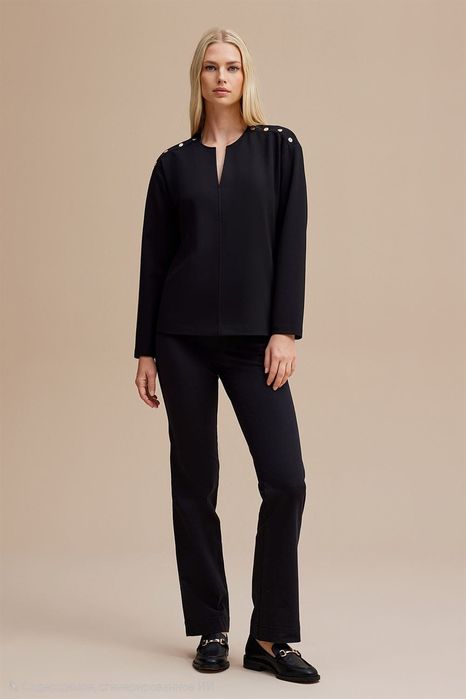 Palton oversize din amestec de lana și casmir Massimo Dutti