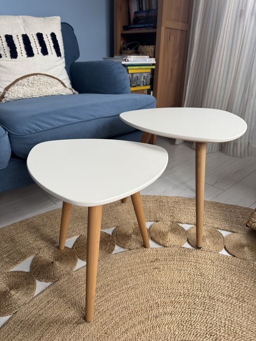 Set masute cafea din mdf si bambus