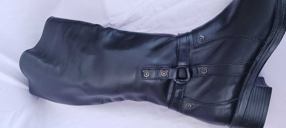 Кожени нови български ботуши