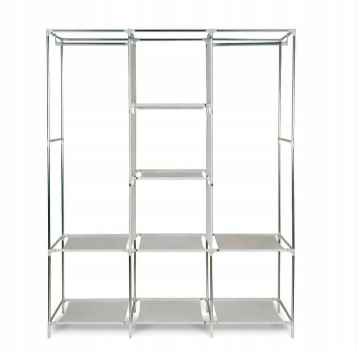 Kiyim uchun yig'iladigan matoli shkaf 125 * 45 * 170 sm