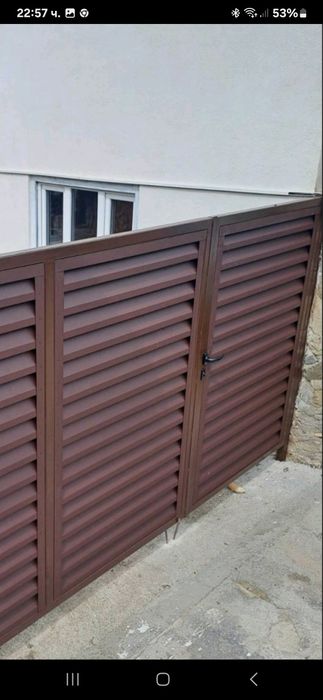 Монтаж на огради .Врати, плъзгащи ,конзолни двукрили и др.