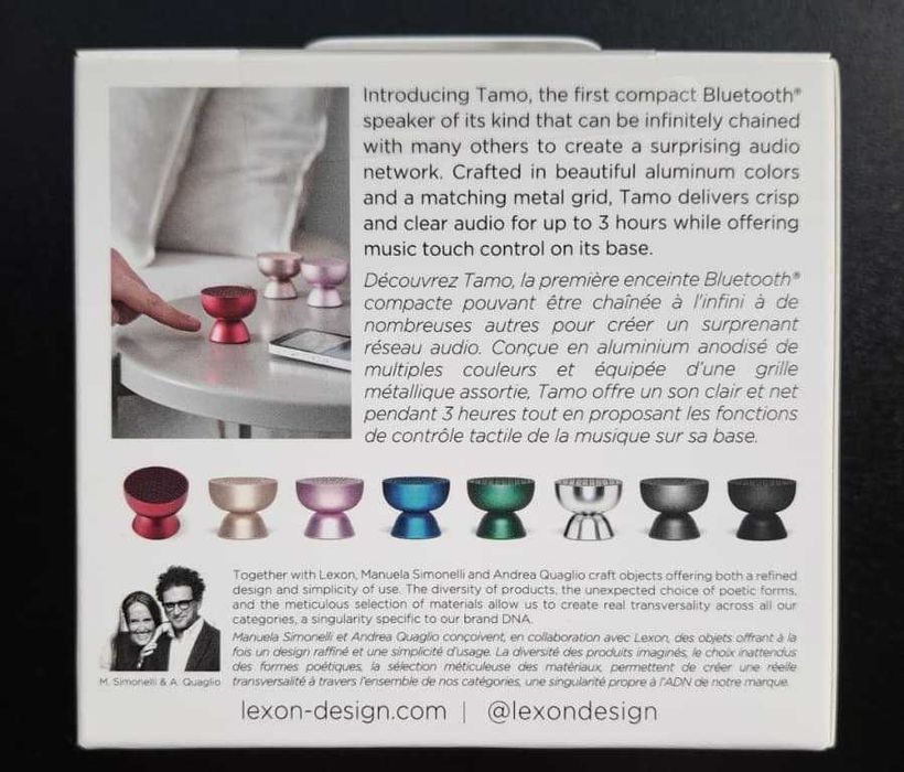 Boxa Portabila LEXON Tamo Dark Red Sigilata!