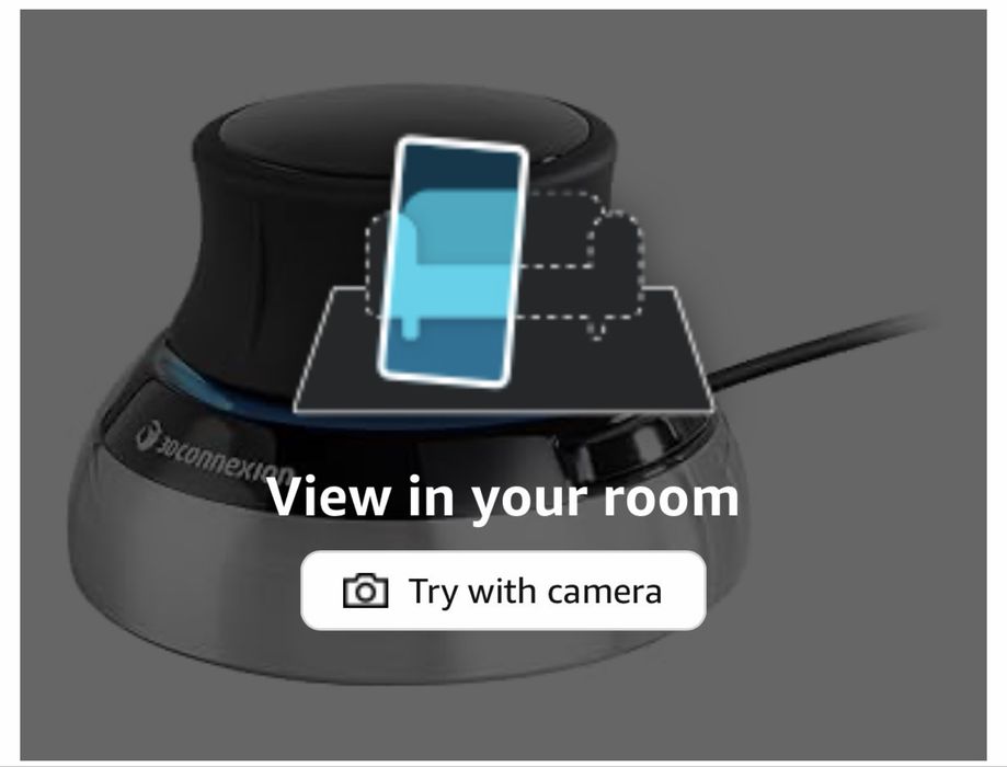 3Dconnexion SpaceMouse Compact (mouse 3D, cu fir, negru)