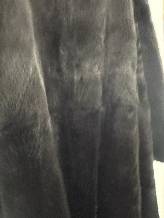 Шуба норка длинная цельная