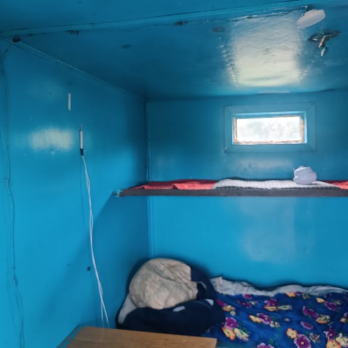 Вагончик на колесах полевой жилой