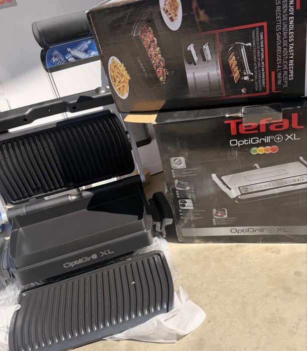 Електрическа скара Tefal OPTIGRILL+ XL и Плоча за закуски и сладкиши ХА727810