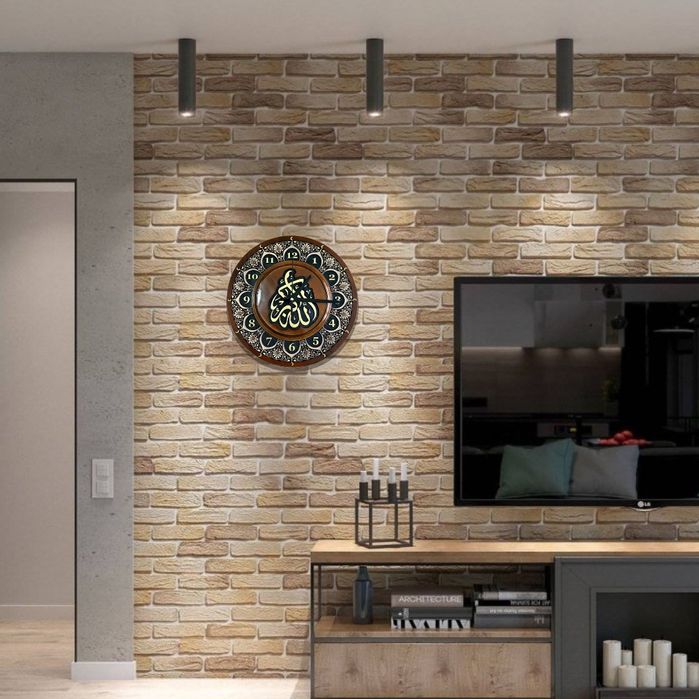 Suvenir: Yong'oq daraxtidan yasalgan SOAT lagan. Qo'l mehnati