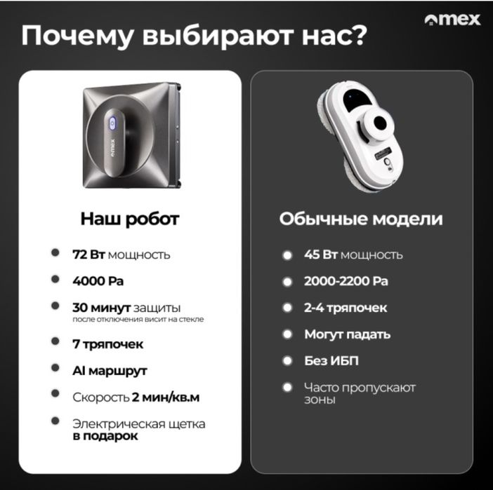 Робот-мойщик окон в аренду!