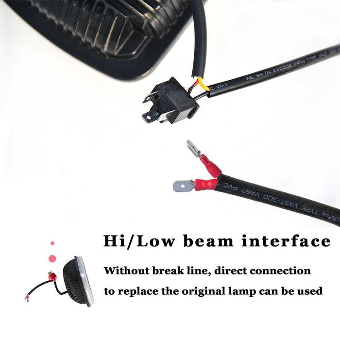 Set Faruri Wrangler YJ / Cherokee XJ 5×7 90W Patrol Landcruiser L200