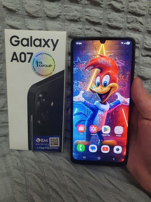 Srochna Sotiladi Samsung Galaxy A07 4+4/128Gb Xolati yaxshi 2025 yil