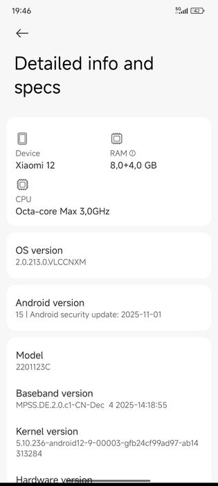 xiaomi 12 5G обменяю