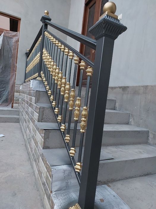 Навес, Дарвоза,Решётка, Перила — Премиум ковка ишлари Кафолат