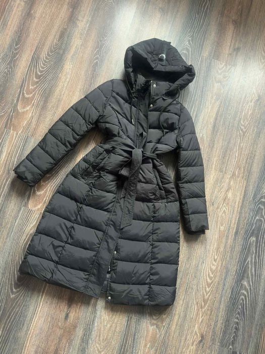 Geacă lunga, model actual de iarna