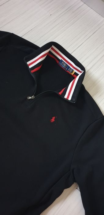 POLO Ralph Lauren Half Zip 3/4  Knit  / XL ОРИГИНАЛ! Мъжко Горнище