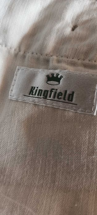 Нов голям сив дънков панталон