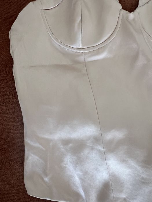 Атласный боди Zara