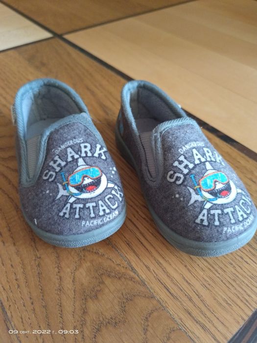 Обувь для малыша серые и синие (reima) ( для дома, улицы и садика)