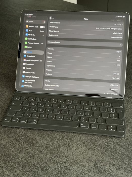 I Pad pro 12.9 - 256 MB selular 6 поколение