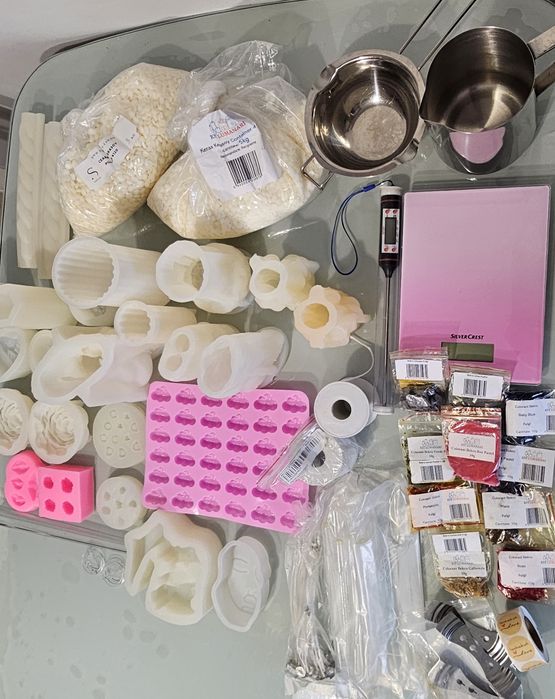Kit complet lumanari din ceara