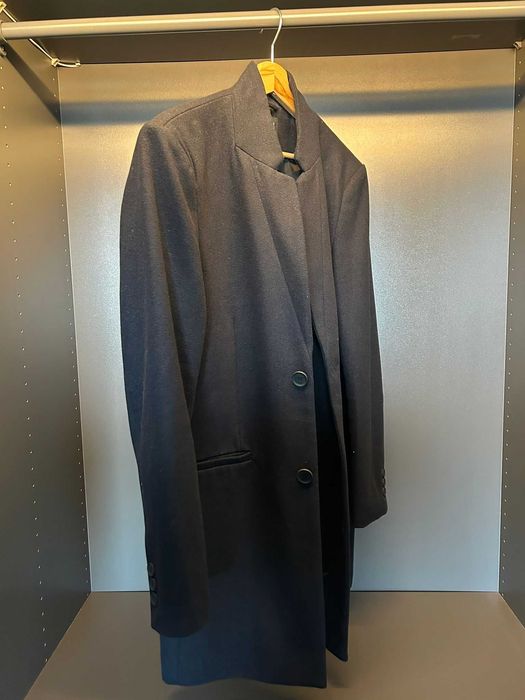 Palton Barbatesc, Only & Sons, Marimea L, Albastru inchis, Slim Fit