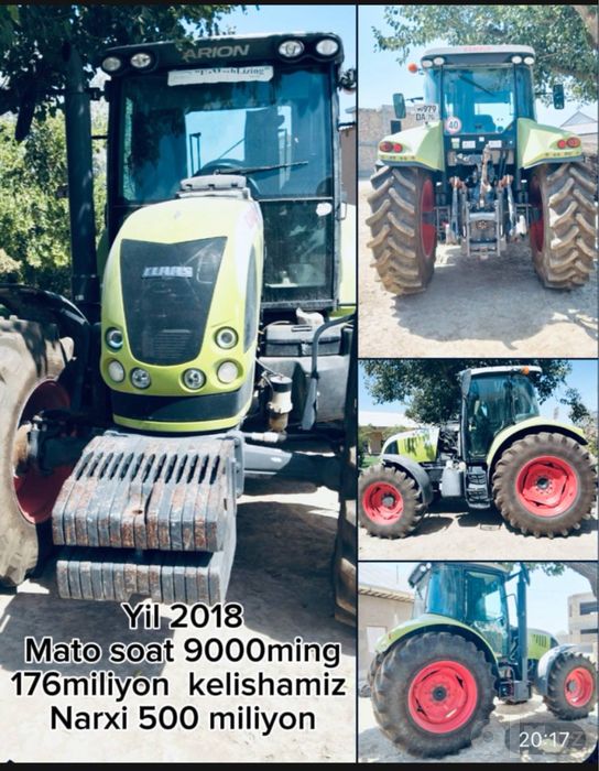 Traktor areon 2018 yil