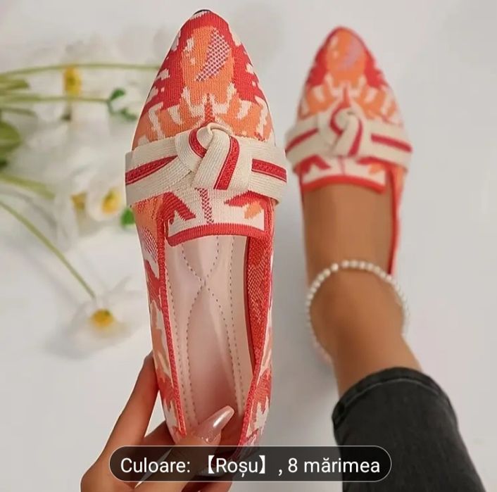 Balerini noi din pânză marimea 38