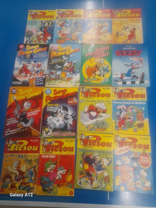 Albume BD Mickey, Picsou ( Donald),Topolino, limba franceza, italiana