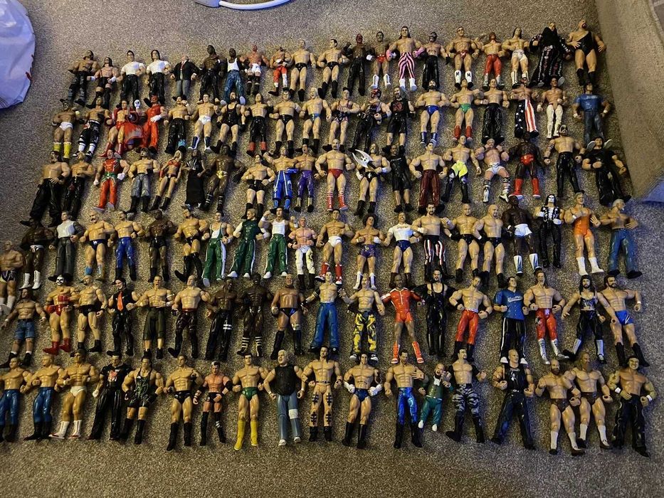 WWE екшън фигури Jakks Mattel loose играчки кечисти AEW TNA колекция