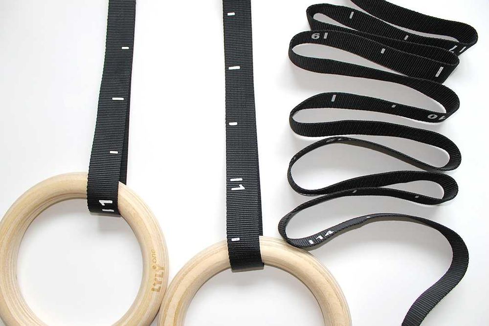 Дървени Гимнастически Халки с маркери * Нови * lyly.one