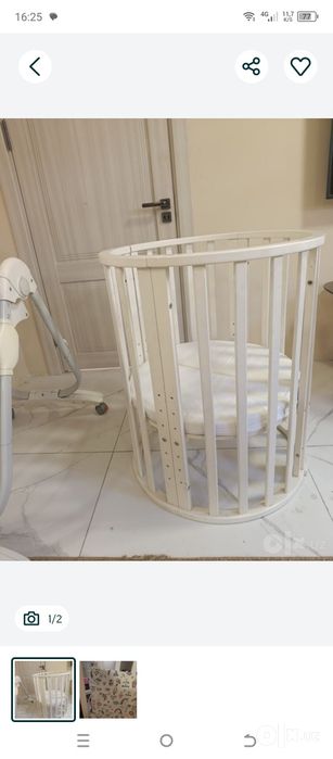 Yangi dumaloq transformer krovat matras — ishlatilmagan