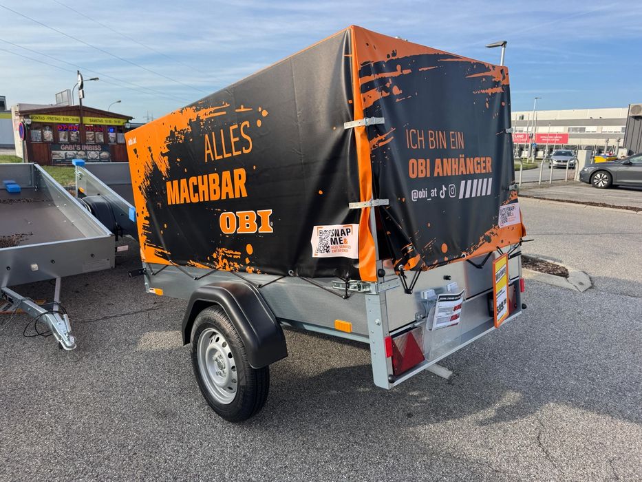 Remorca cu prelata, 750 KG., NOUA