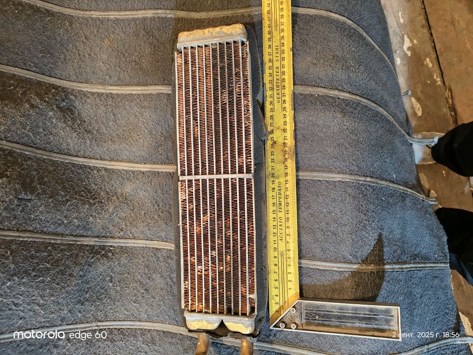 Радиатор печки медный