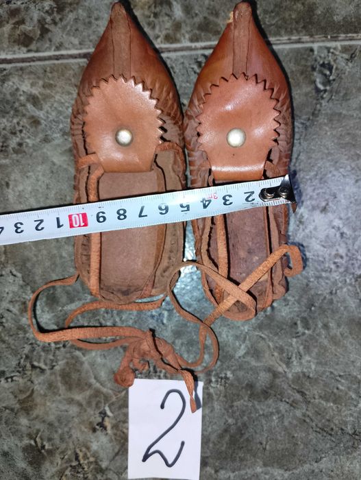 Детски  цървули-естествена кожа-нови №34