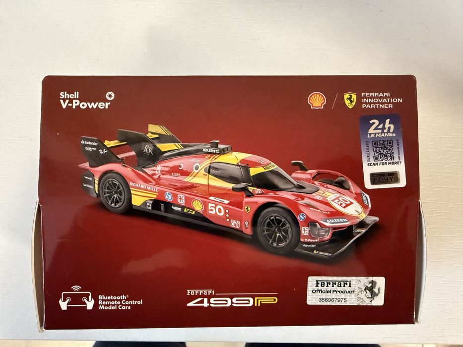 Shell количка Ferrari 499P най-нова колекция неотваряна