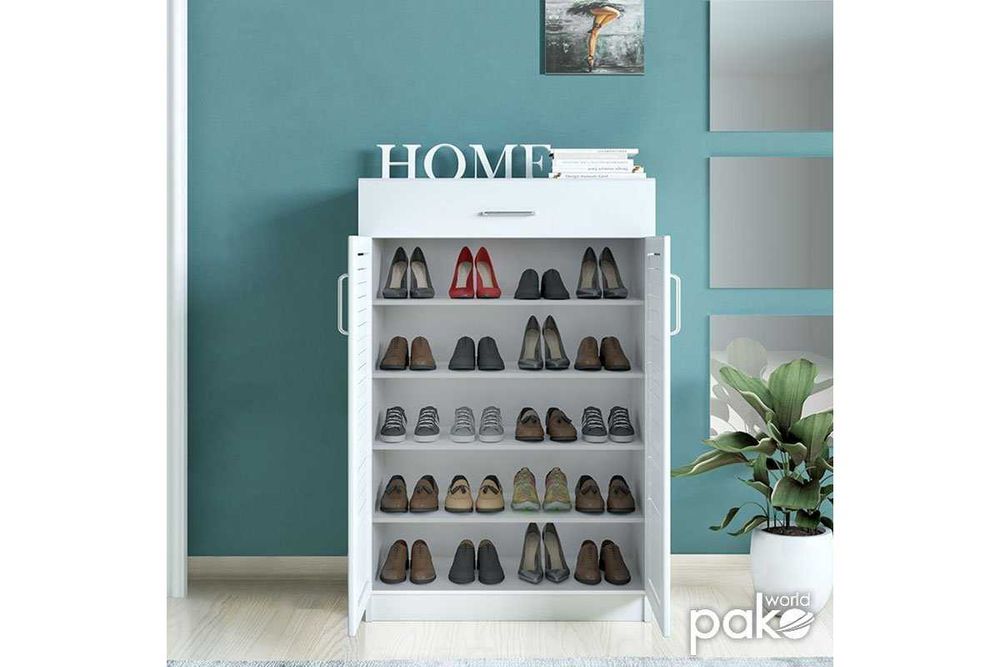 Шкаф за обувки Sante, за 20 чифта обувки, 5 различни цвята