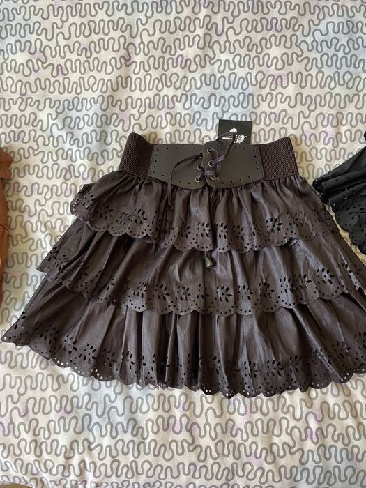 НОВА кожена пола с ПОДАРЪК