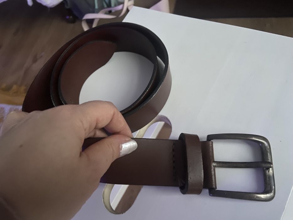 Кожени колани кафяв, черен Ralph Lauren, Calvin Klein